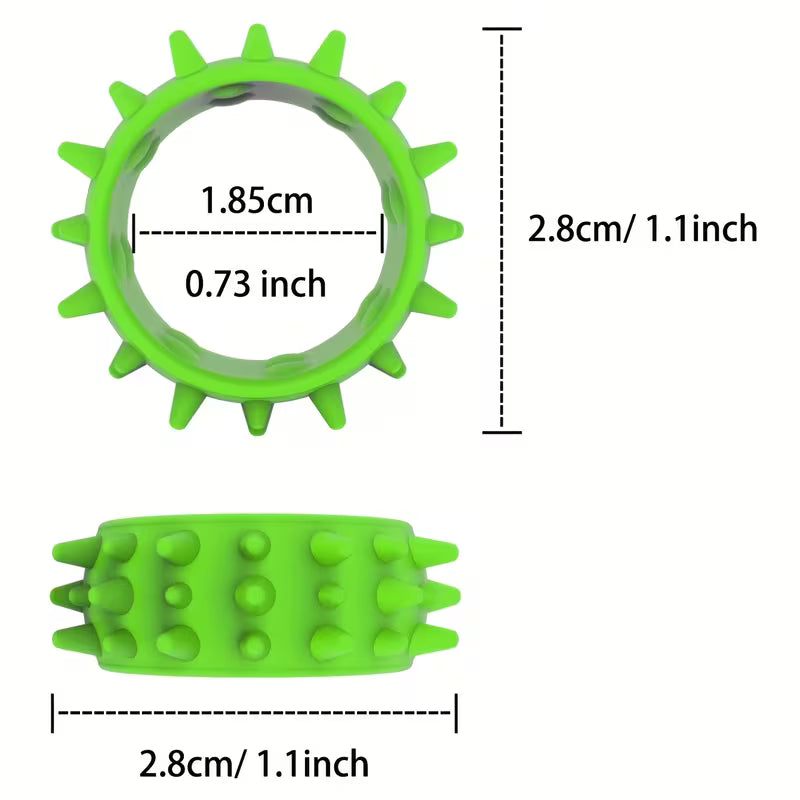 TIGERPOWER Silicone Fidget Rings for Kids