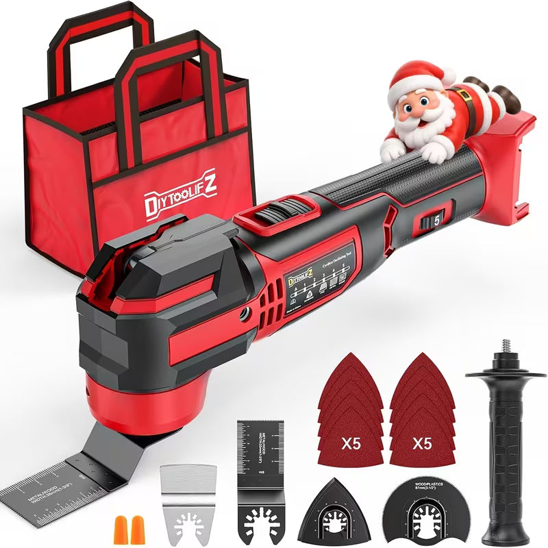 DIYtoolifz Cordless Oscillating Tool Compatible with 18V Battery