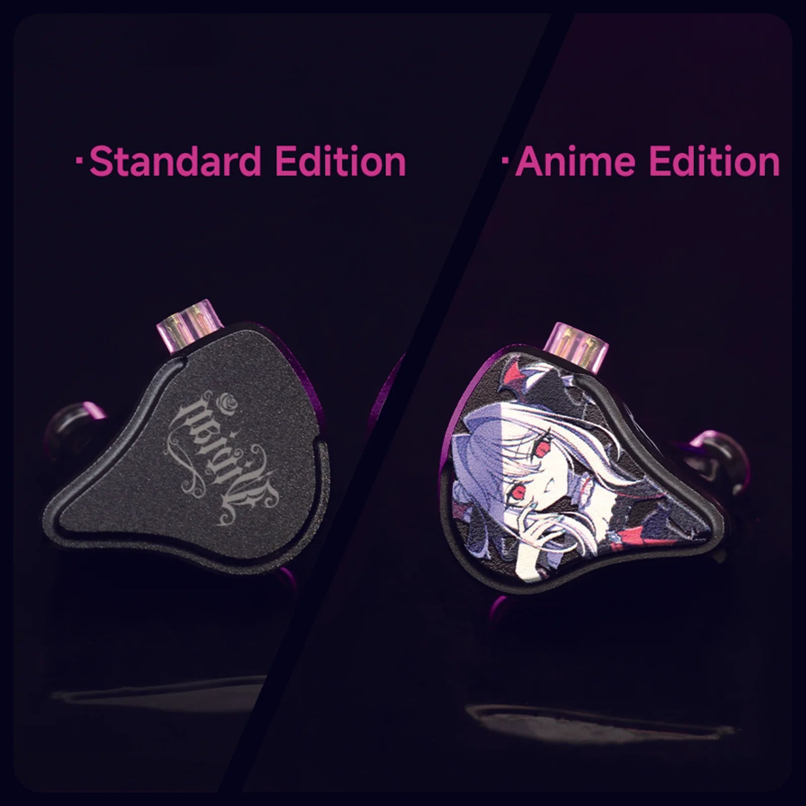 CVJ 1pc Vivian Premium Anime-Style In-Ear Wired Headphones Set