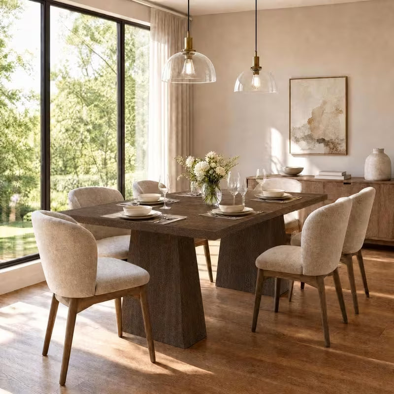 Farmhouse Dining Table, Wooden