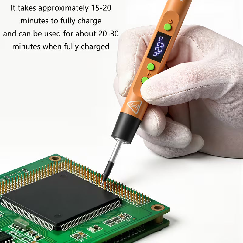 Portable Wireless Digital Display Electric Soldering Iron Set Welding Kit Soldering Iron Set