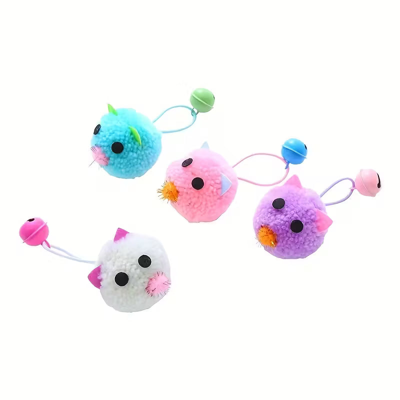 Pet Cat Toy Cute Mouse Shape Macaron Color
