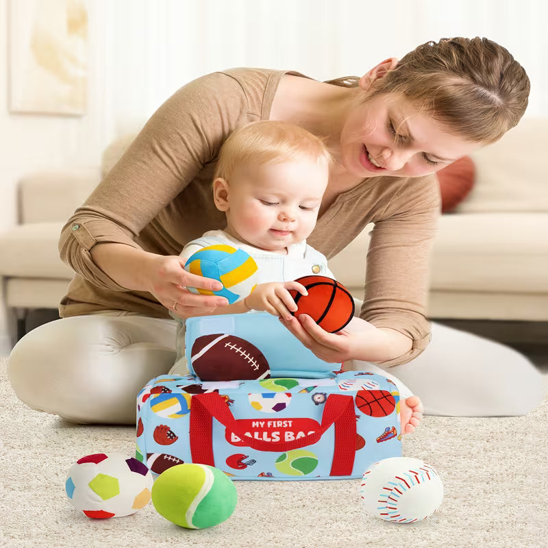6-Piece Sensory Balls for Toddlers Plush