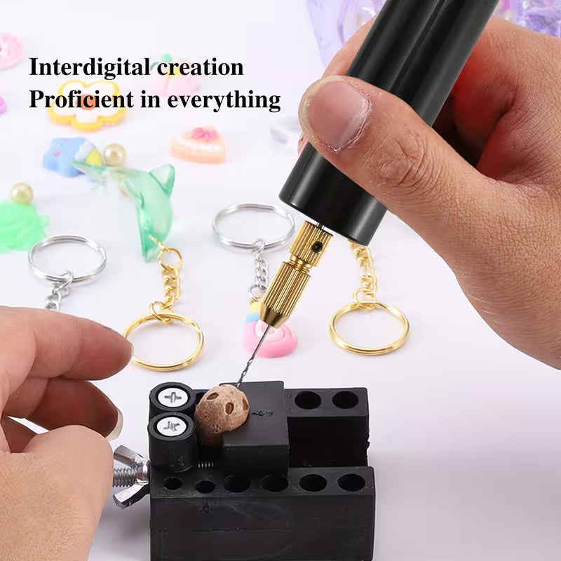 USB Powered Handheld Mini Electric Drill Set Hand Drill 3