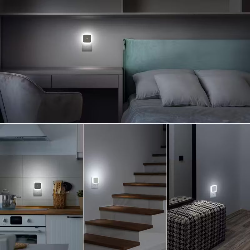 Smart Night Light - Night Lights Plug into Wall, Dusk to Dawn, Nightlight Auto-On/Off
