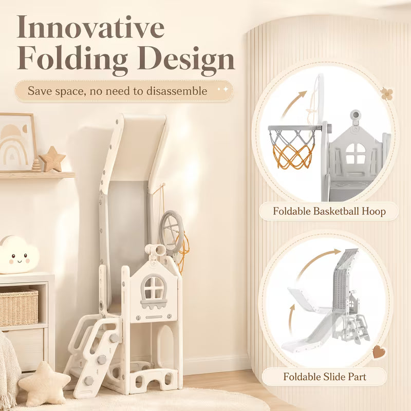 5-In-1 Christmas Tree Series Toddler Slide Set
