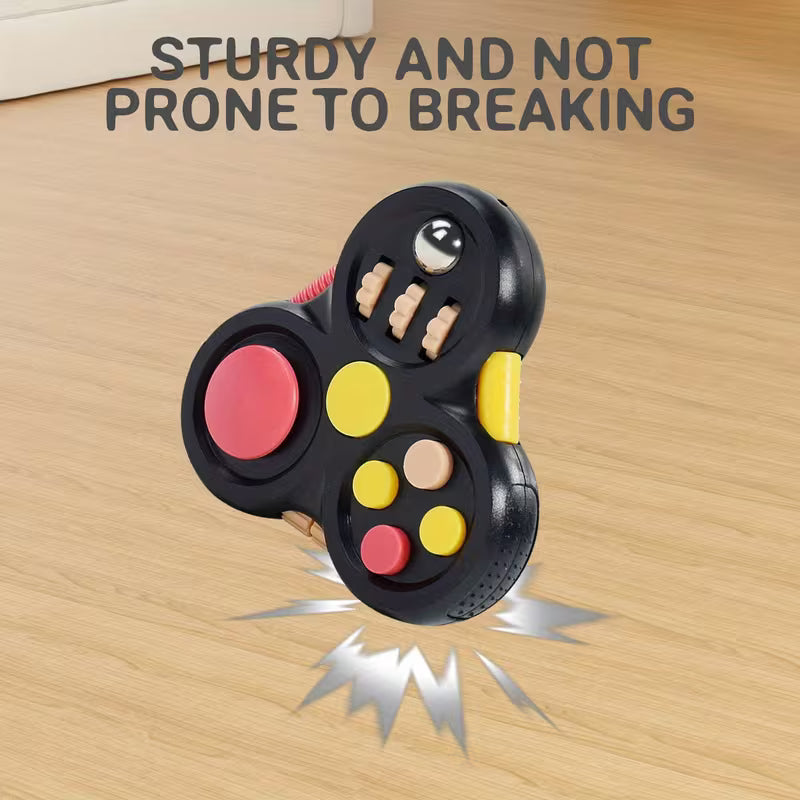 1/4 Gyro Cube Finger Spin Game Handheld Relax Toy for Finger Flexibility