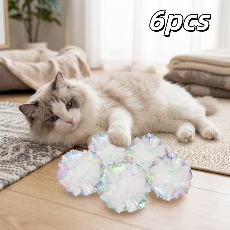 Sounding Paper Ball Toy, Wrinkled Ball Cat Toy, Indoor Cat