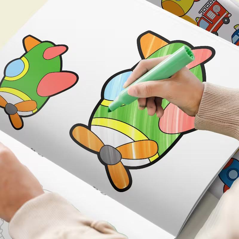Vehicle Coloring & Activity Book • Creative Activity Book
