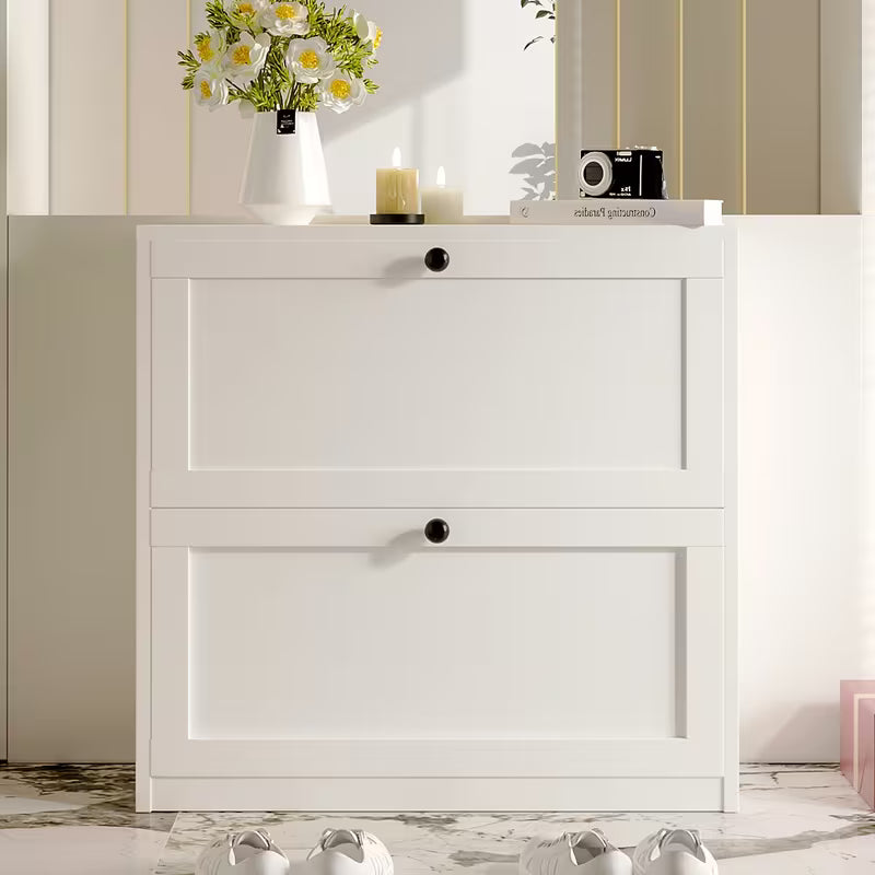 Shoe Organizer with 2/3/4 Flip Drawer, Shoe Rack for Entry, Hallway, Living Room, Bedroom