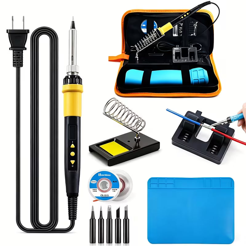 908D Series 80W Digital Soldering with LCD-Compatible/LED Display Suitable for Home Repair