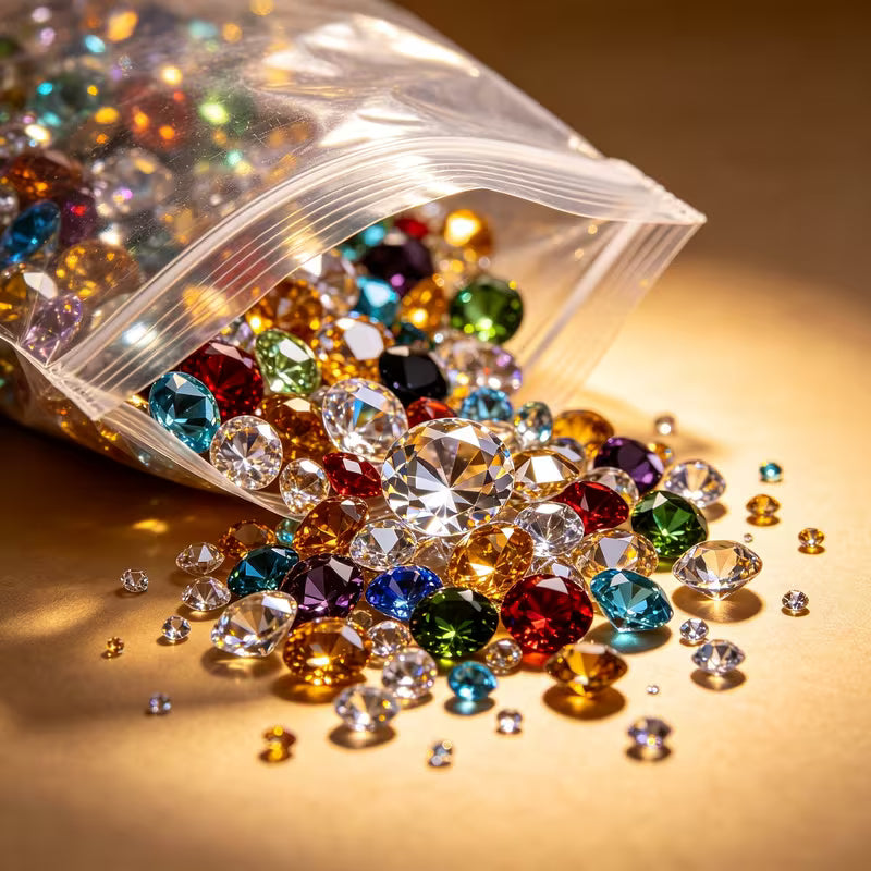 4007pcs Acrylic Faux Diamonds, Gemstones, Craft Gems, Craft Crystals, Crystal Table Centerpiece