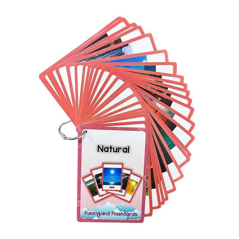 LACHILLY 23-Card Nature Vocabulary Cards with Real Photos