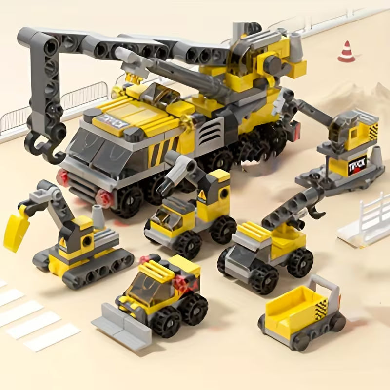 Puzzle City Engineering Series, Pullback Type Building Block, Small Particle Set
