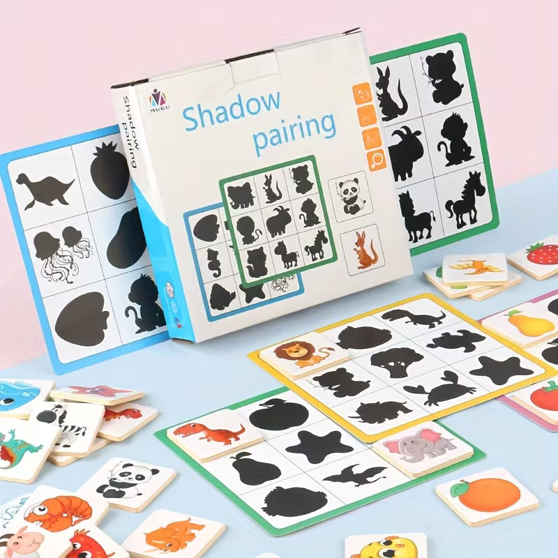 Shadow Matching Game Wooden