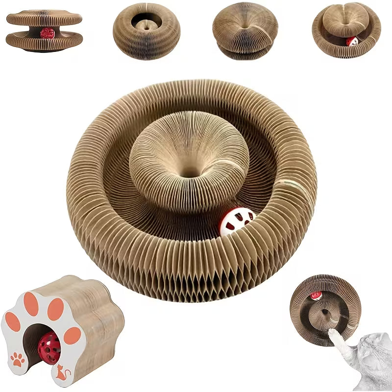 Interactive Cat Scratching Post