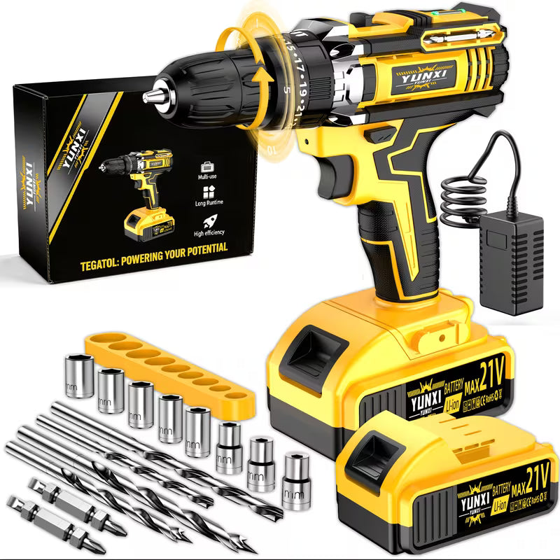 136pcs Electric Drill Tool Box Set