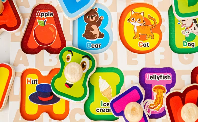 Wooden Puzzles for Toddlers 12 Months + Years Old