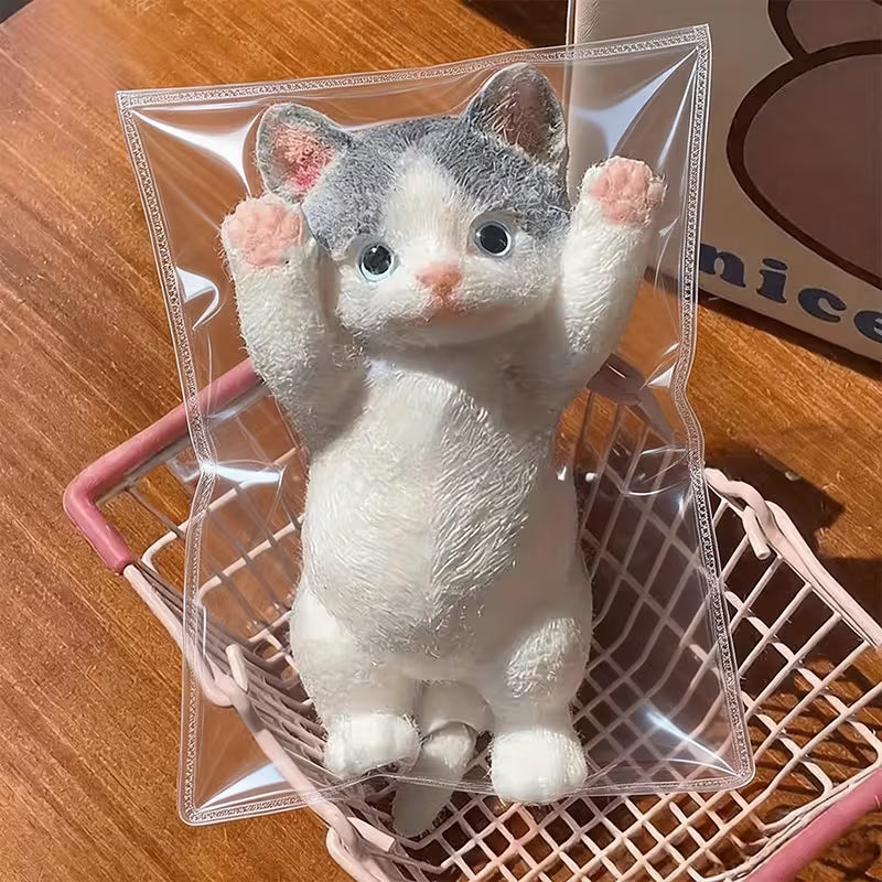 Hand Painted Cat Squishy Toys