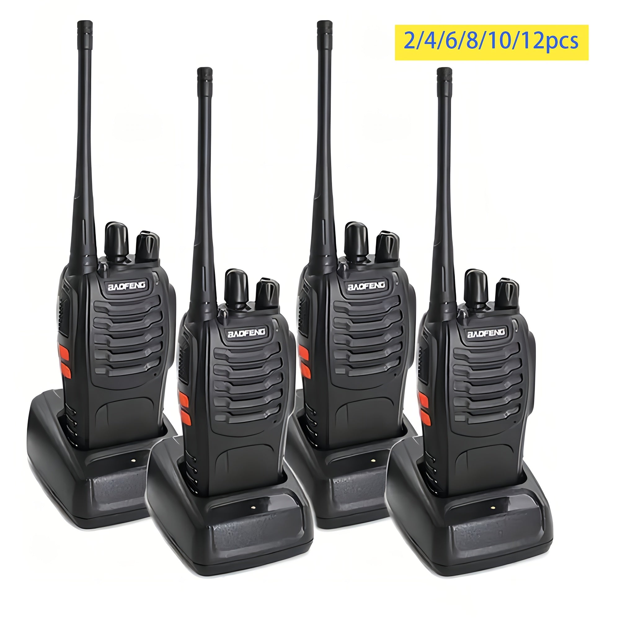 Baofeng 16CH UHF Walkie Talkies, 5W Two-Way Radios Set