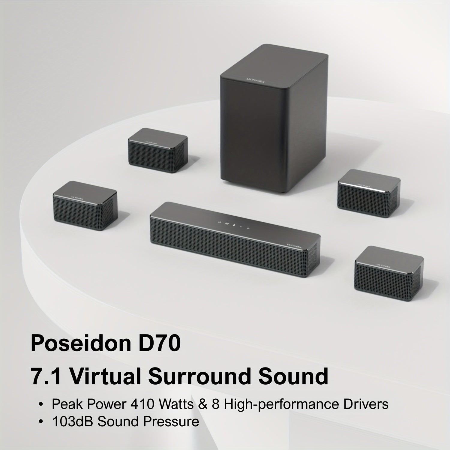 ULTIMEA 410W, 7.1ch Soundbar