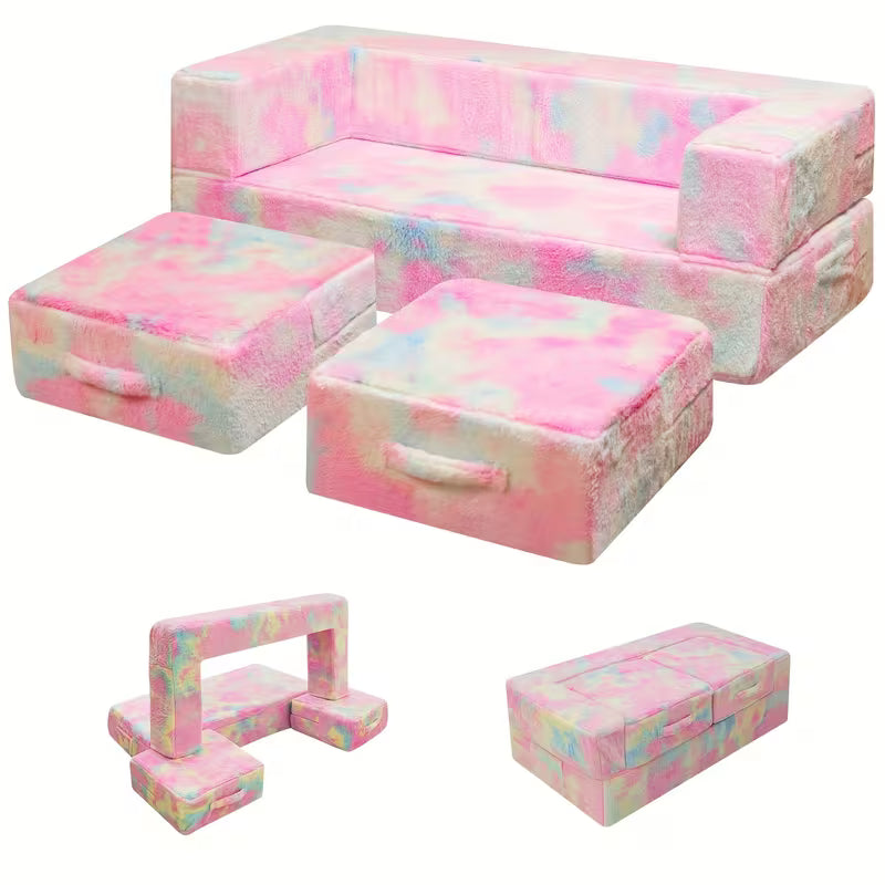 Sofabed Set, Luminous Folding Sofa Bed, Multifunctional Folding Sofa Cushion Suitable For Game