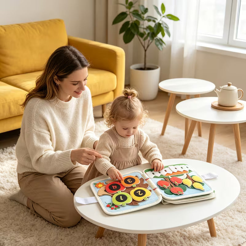 Animal Pattern Baby Educational Busy Board