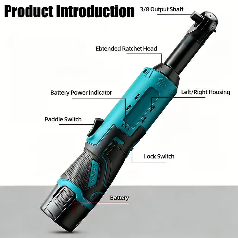Set of Cordless Electric Ratchet Wrenches