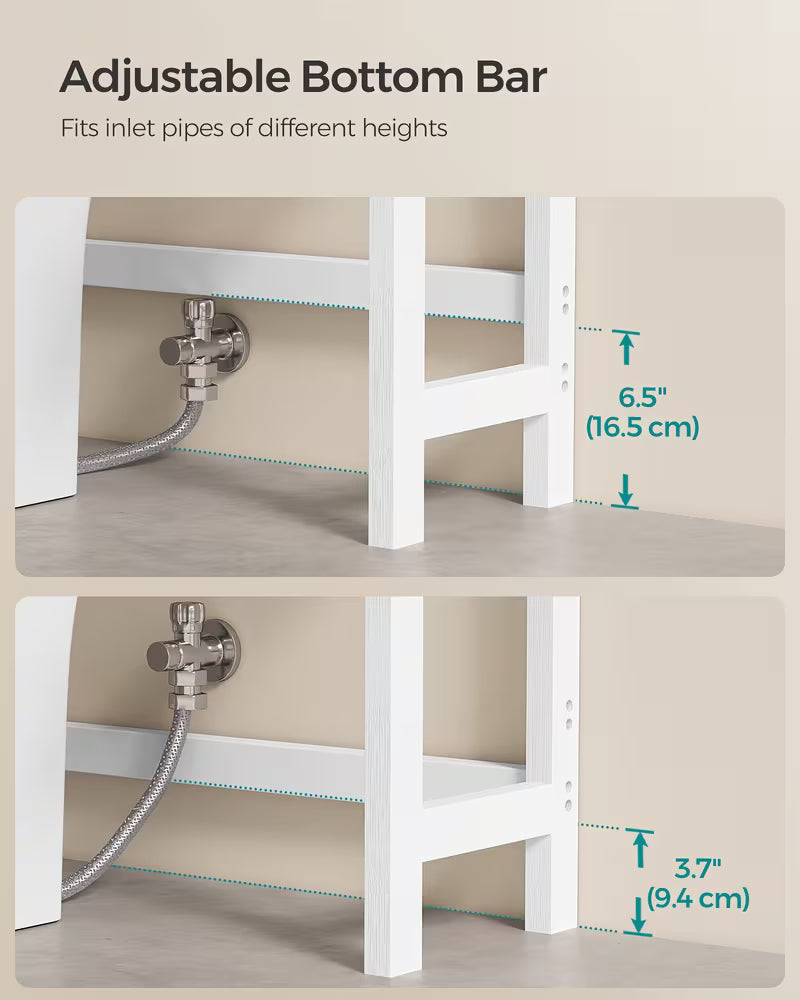 Three-Level Shelf Unit for Above The Toilet