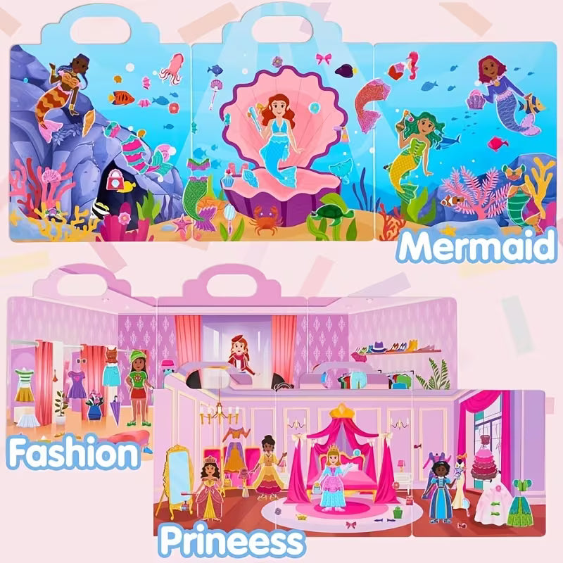 SYNCFUN 3-Piece 3D Foam Sticker Books