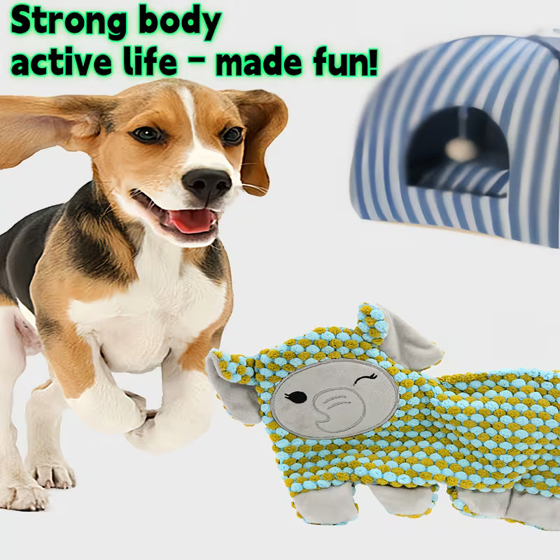 Dog Squeak Toys, No Stuffing Plush Dogs Chew
