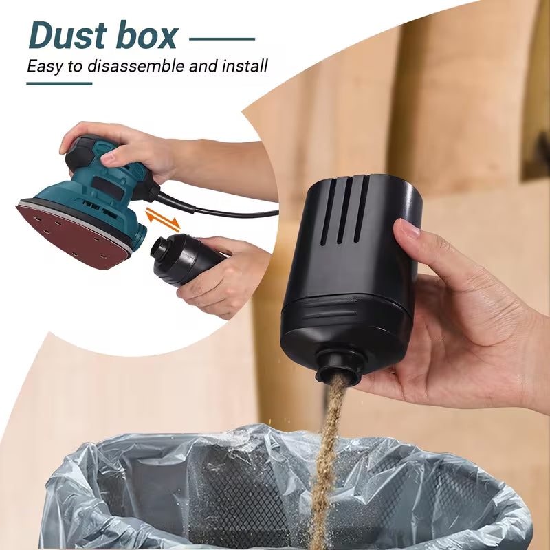 DLS03A Electric Hand Sander & Grinder, 130W Detail Sander Power Tool, Up to 13200RPM