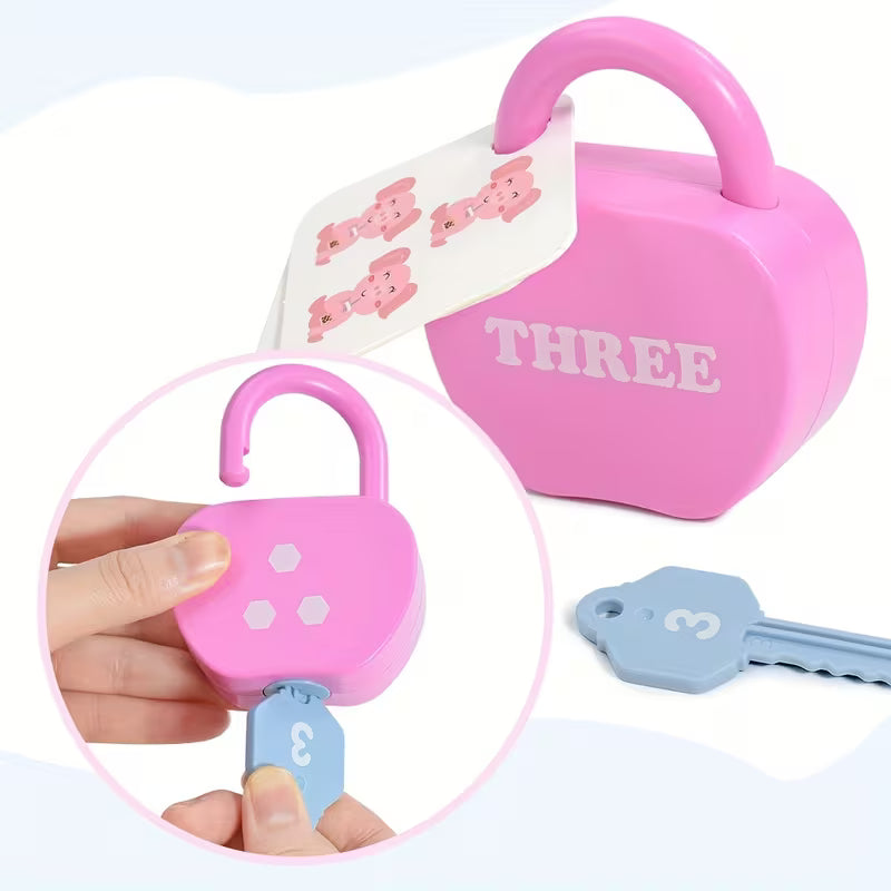 Key and Lock Matching Puzzle Game