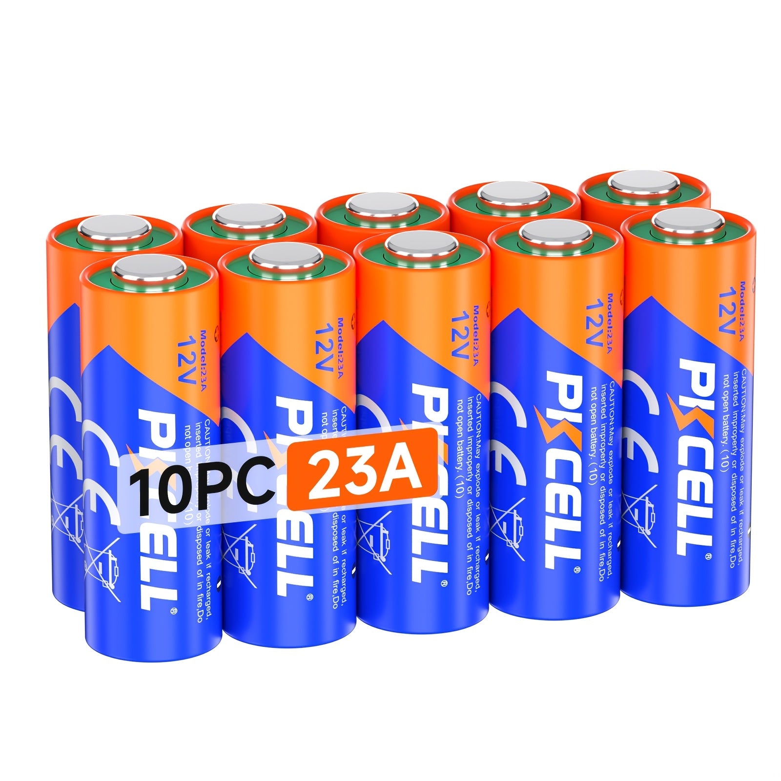 PKCELL 23A A23 Alkaline Battery, 12V, 5pcs 10pcs Set