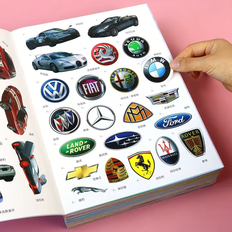 1PC Kids Car Sticker Book