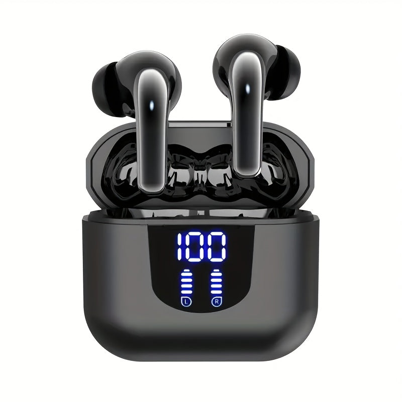 Hi-Res Audio Wireless Earbuds - Long Battery Life, Compact Dual, Plastic