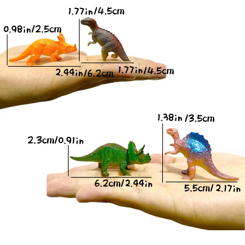 Set of Plastic Dinosaur Figures (40 Styles), a Mini Dinosaur, Plastic