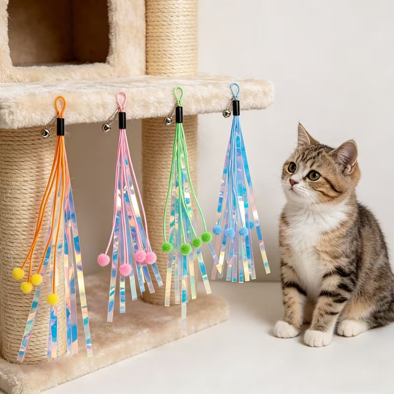 Colorful Cat Teaser Refills Set, Random Color