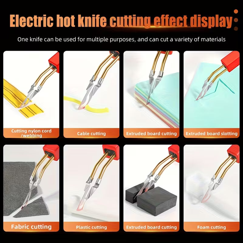 Plastic Welder Smooth Tip Head& Cutting Tip Set, Plastic