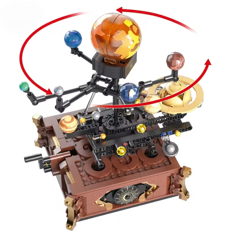 Microparticle Bricks STEM Technical Solar System Building Blocks Set
