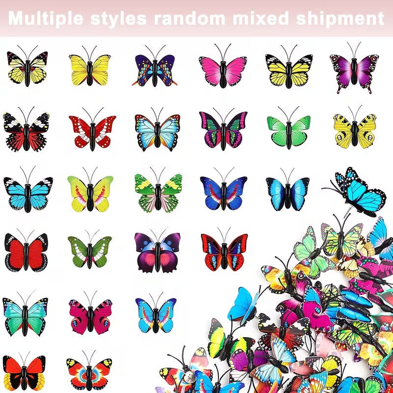 Cute Push Pins - 40 Butterfly Decorative Fun Push Pins, Suitable for Cork Boards, Bulletin