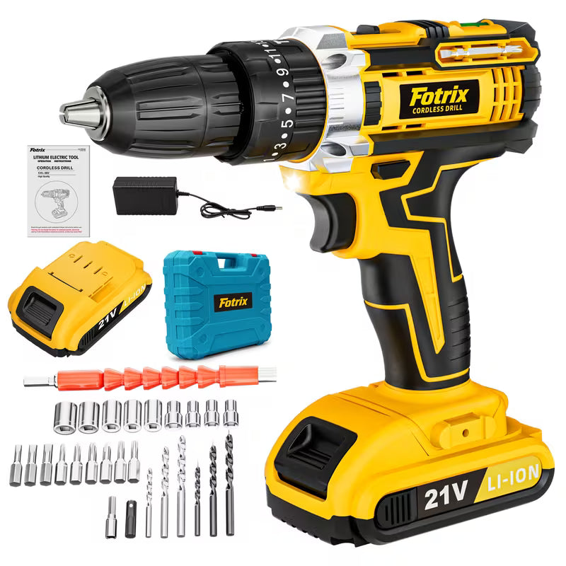 21V Brushless 1/2" Impact Wrench Kit, High Capacity Battery & Multi-Piece Accessory Set