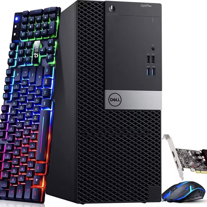 Dell OptiPlex Gaming Tower Desktop PC | Intel Core i5-6500