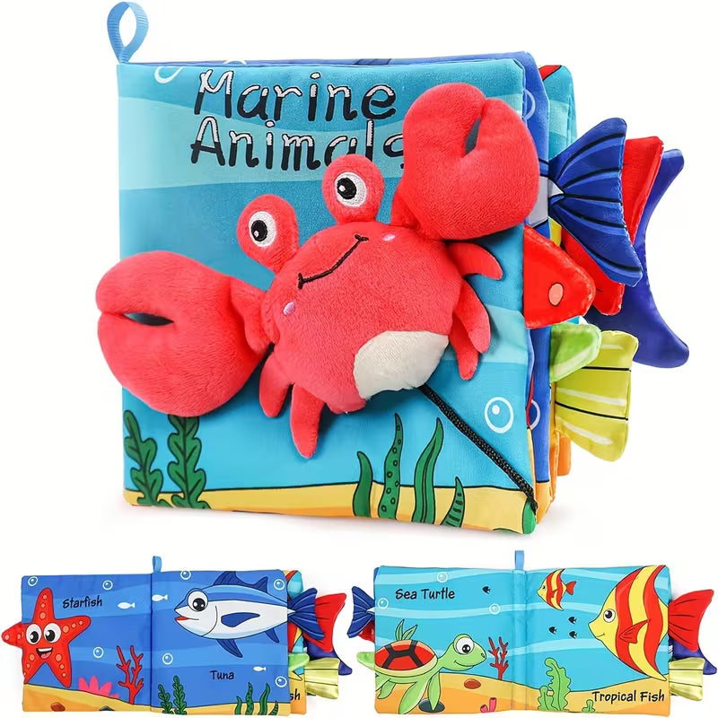 3D Touch Feel Baby Books Toys
