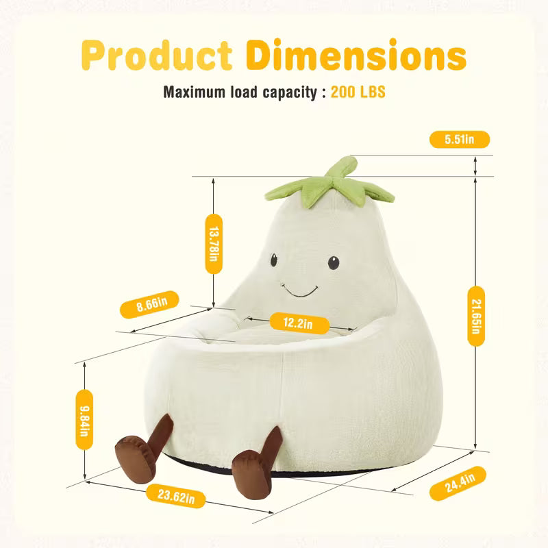 Bean Bag Chair, Outdoor Lounge Chair, Lazy Sofa, High-density Foam Filling, Comfortable