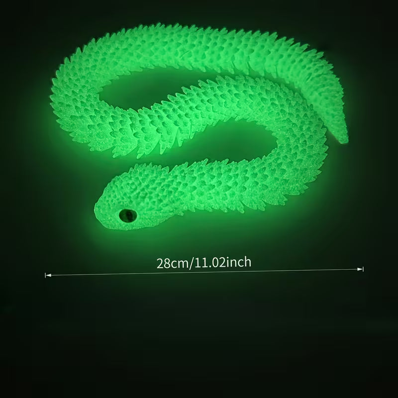 2-Piece 3D Printed Glow-in-the-dark Decorative Ornament