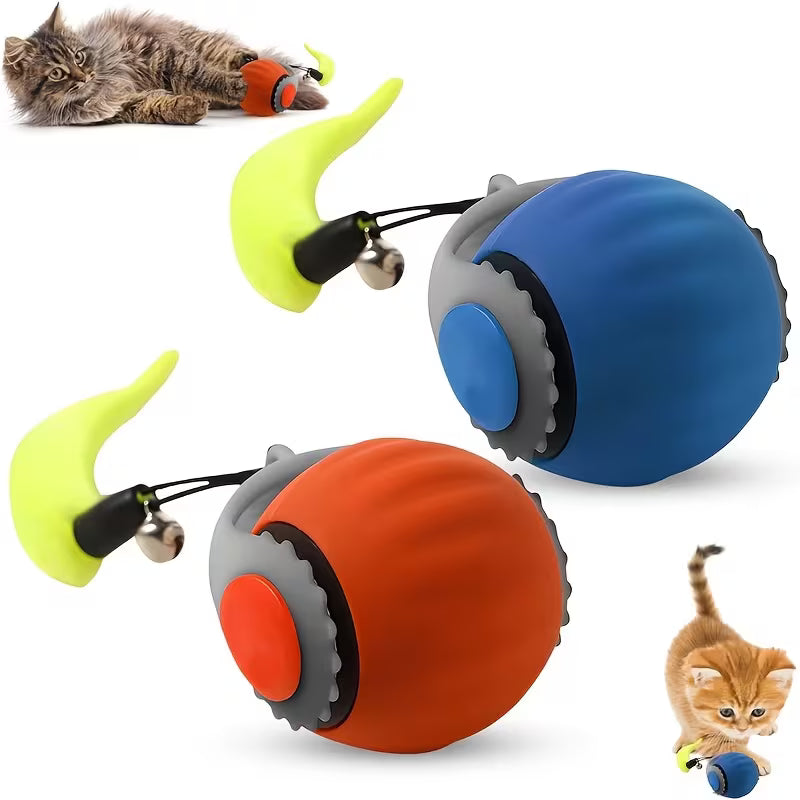 Interactive Cat Toy Ball - Smart Moving Electric Cat Toy Set
