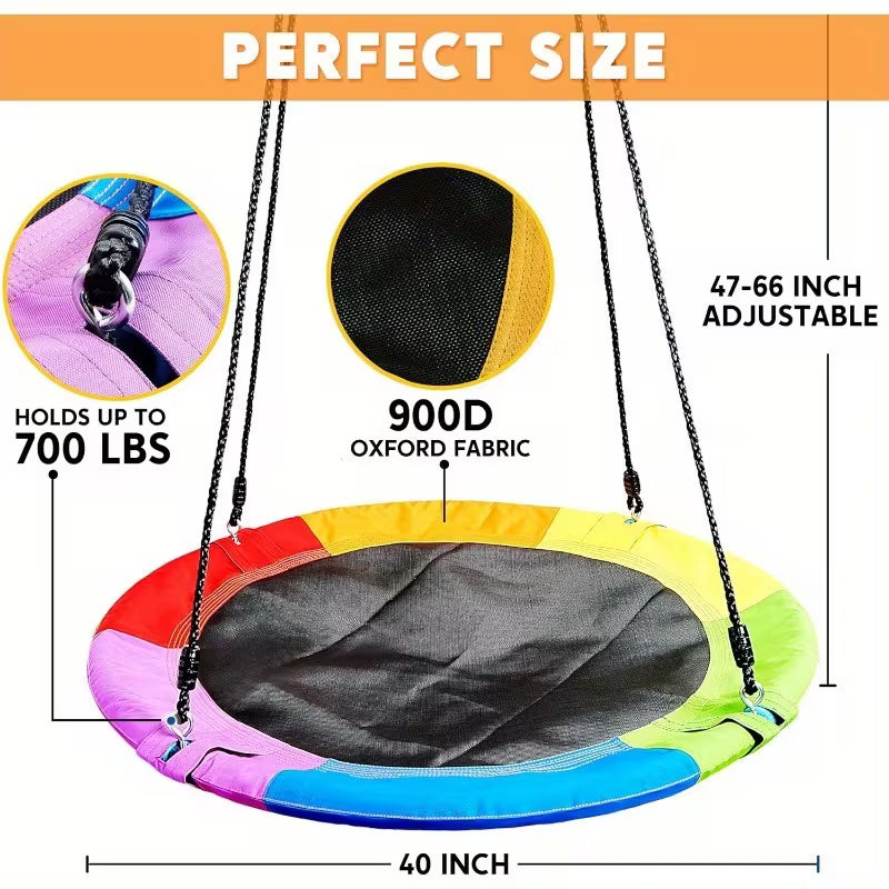 Rainbow 40" Saucer Tree Swing