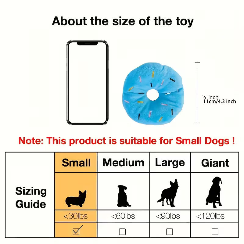 Plush Donut-Shaped Toys Designed Set