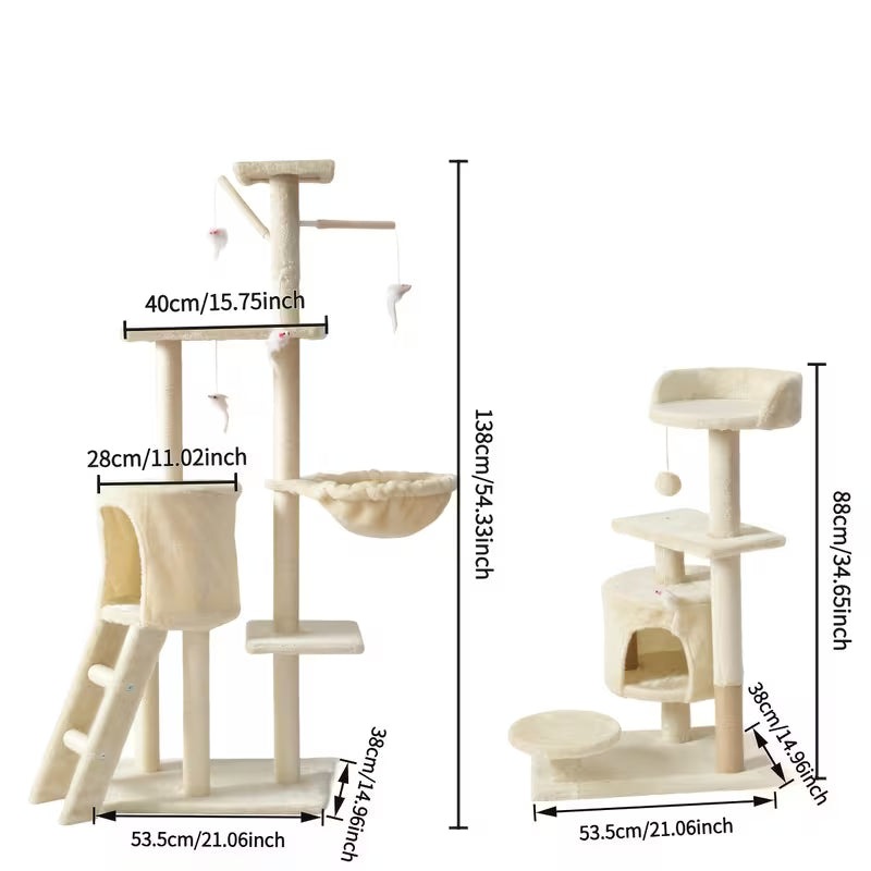 Multi-Tiered Cat Tree Tower